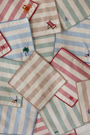 Barra Napkins with summer embroidery