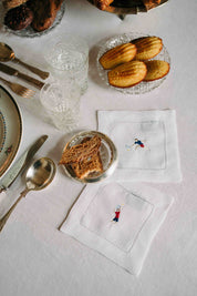 Mafra napkin with retro sportsmen