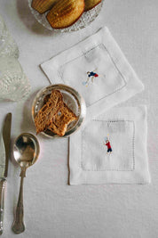 Mafra napkin with retro sportsmen