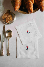 Mafra napkin with retro sportsmen