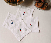 Mafra napkin with retro sportsmen