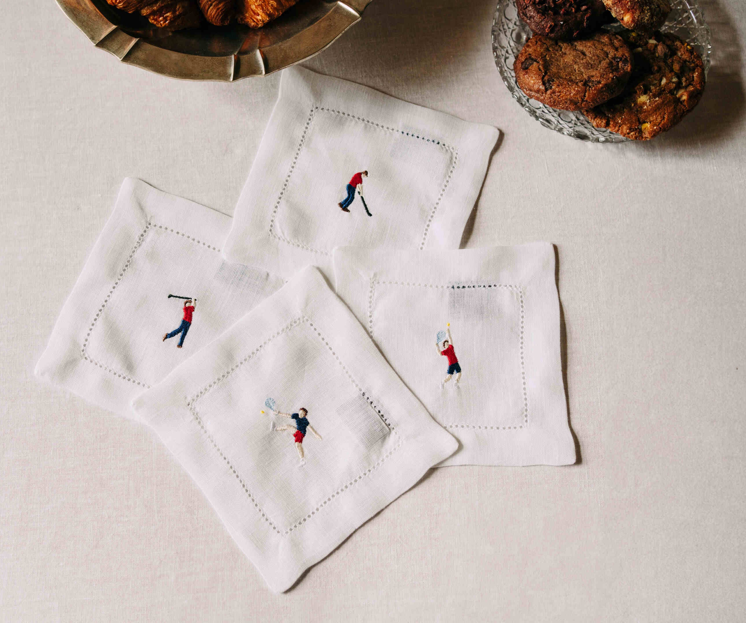 Serviette de table Mafra avec sportifs rétro